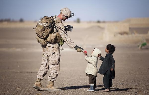 Warrior and Children